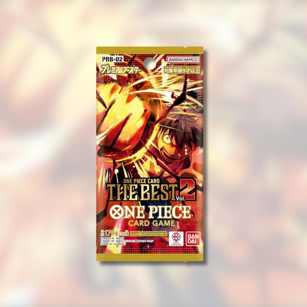 [ พร้อมส่ง!! ] ยกกล่อง การ์ดเกมวันพีซ PREMIUM BOOSTER -ONE PIECE CARD THE BEST vol.2- [PRB02] : Bandai สินค้าใหม่ล่าสุด  (p3) (250g)