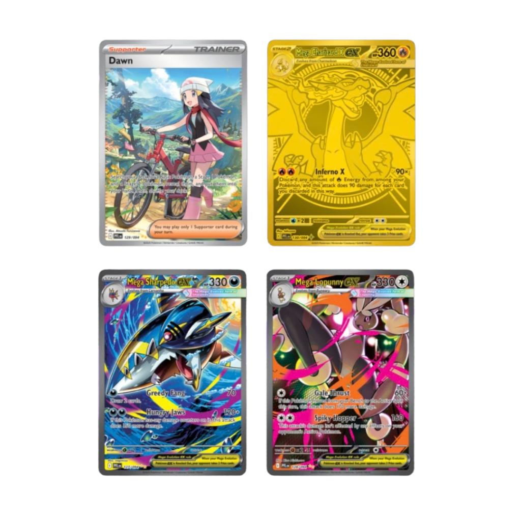 [ ยกกล่อง!! ] Pokemon Ver.Eng Mega Evolution Phantasmal Flames Pokémon Center Elite Trainer Box (p3) ( 750g )