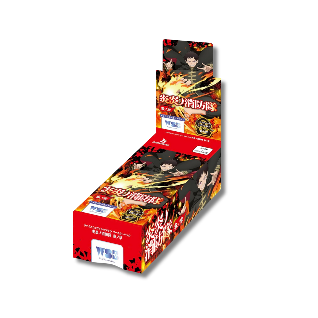 [ ยกกล่อง ] การ์ดเกม Weiss Schwarz Blau Fire Force Season 3 Booster Box (p3)