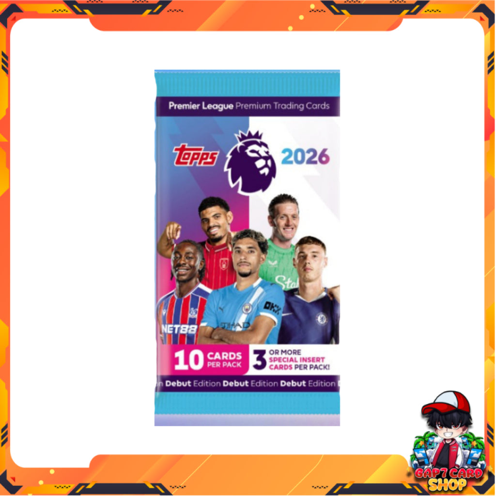 พร้อมส่ง! แยกซอง การ์ดสะสมฟุตบอล 2025-26 topps premier league debut edition
