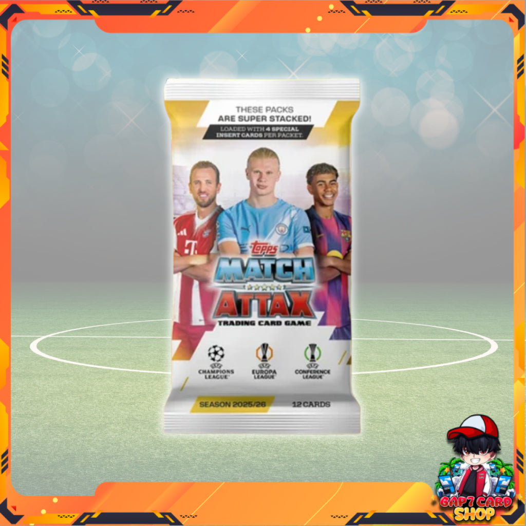 พร้อมส่ง! แยกซอง การ์ดสะสมฟุตบอล Topps UCC Match Attax 2025/26