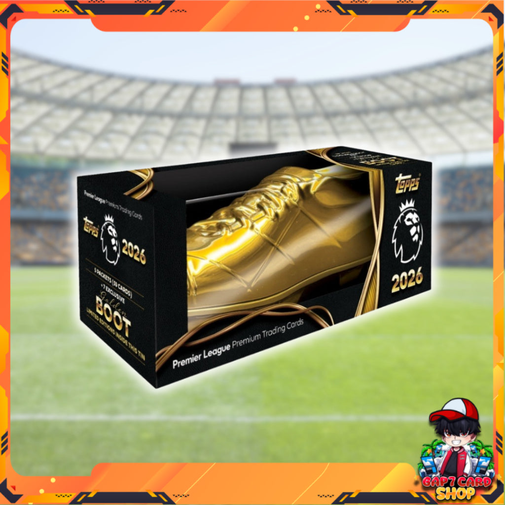 [ พร้อมส่ง! ] การ์ดฟุตบอล Topps Premier League 2026 - Debut Edition - Golden Boot Tin