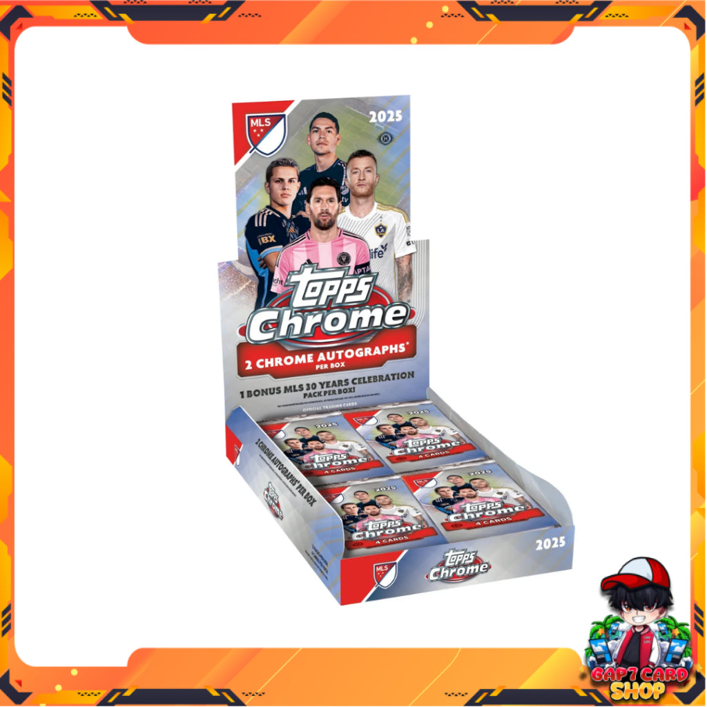 [ ยกกล่อง ] การ์ดสะสม 2025 Topps Chrome MLS  Hobby (p3)