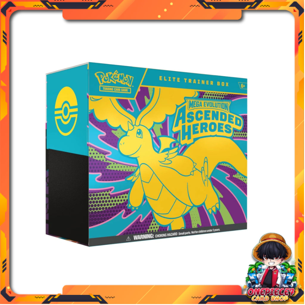 [ ยกกล่อง ] Pokémon TCG : Mega Evolution Ascended Heroes  Elite Trainer Box (p3)