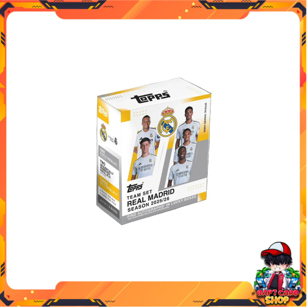 [ ยกกล่อง ] 2025-26 Topps Team Set Real Madrid (p3)