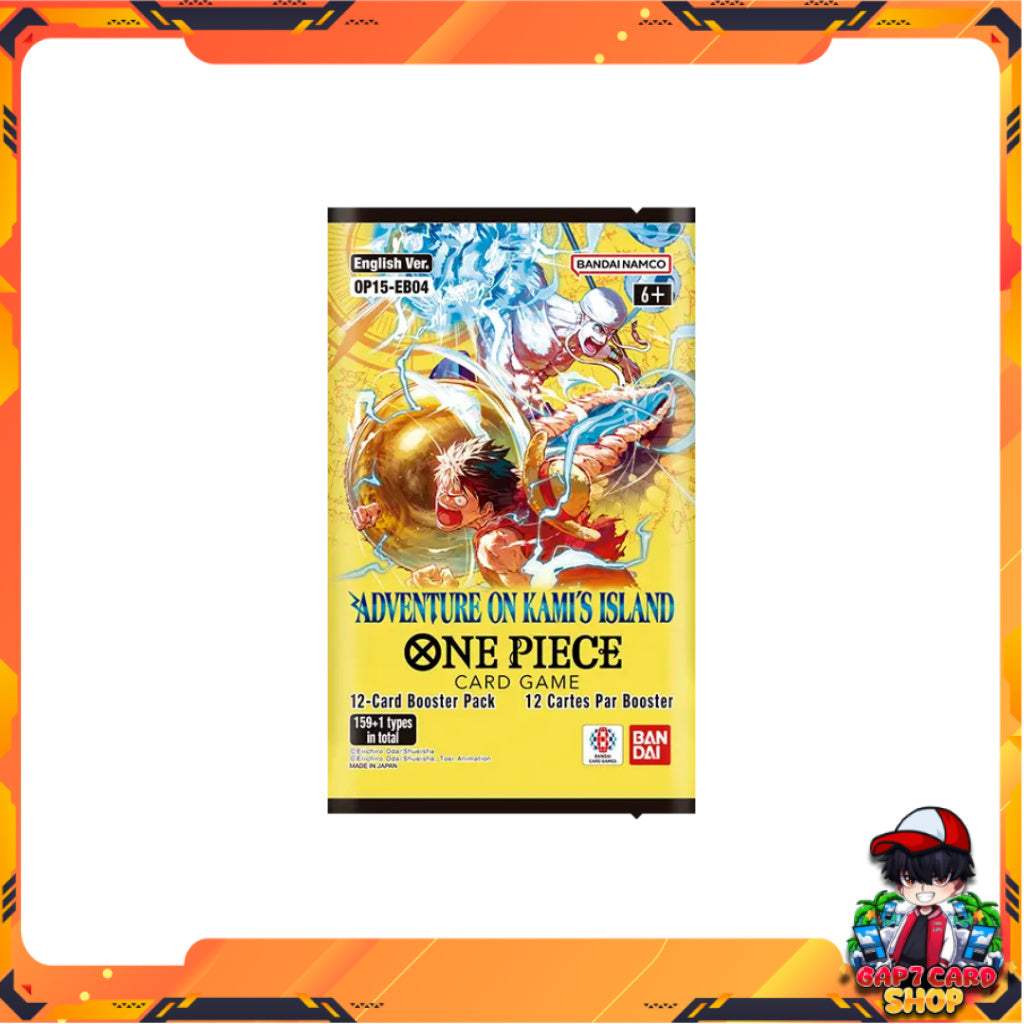 [ แยกซอง ] One PIECE CARD GAME : [ OP15-EB04 ]  ADVENTURE ON KAMI’S ISLAND BOOSTER PACK (p3)