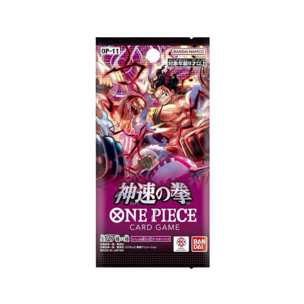 [ยกกล่อง] การ์ดเกมวันพีซ Onepiece Card Game Booster Pack -A Fist of Divine Speed- [OP-11] ภาคเกาะโฮลเค้ก ธีมหลัก พร้อมส่ง p3 ( 480g )