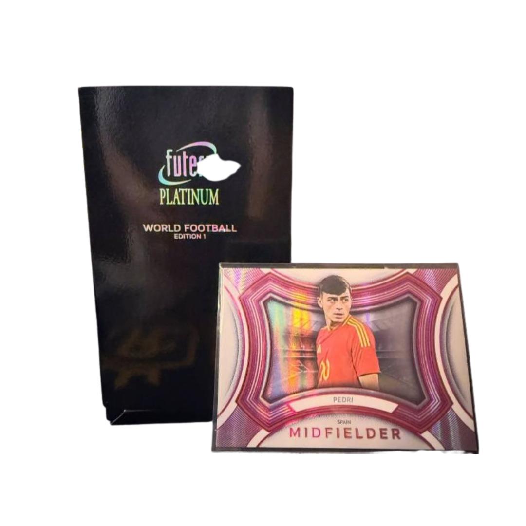ยกกล่อง พร้อมส่ง! การ์ดฟุตบอล 2025/26 Futera World Football Platinum Edition 1 Hobby Box (p3) (230g)