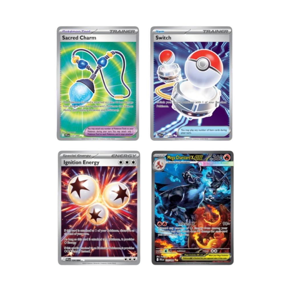 [ ยกกล่อง!! ] Pokemon Ver.Eng Mega Evolution Phantasmal Flames Pokémon Center Elite Trainer Box (p3) ( 750g )