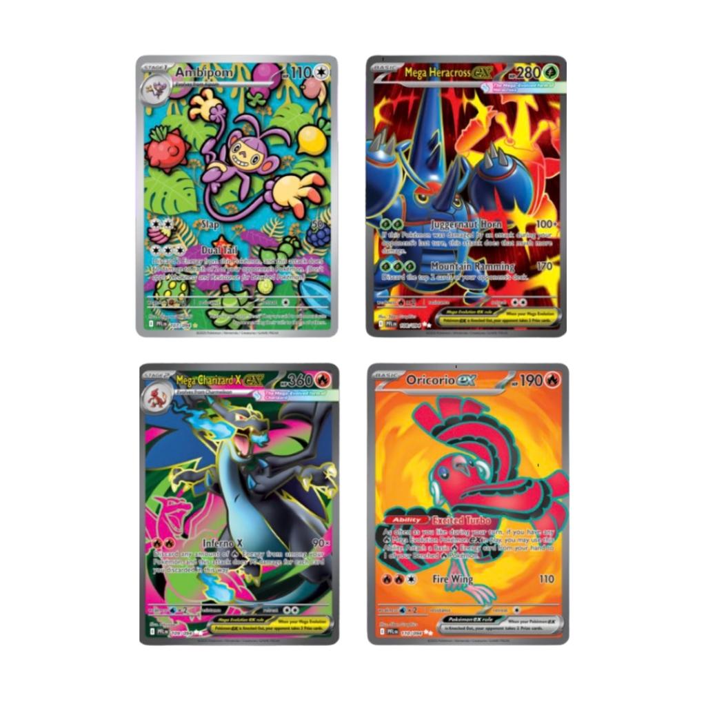 [ ยกกล่อง!! ] Pokemon Ver.Eng Mega Evolution Phantasmal Flames Pokémon Center Elite Trainer Box (p3) ( 750g )