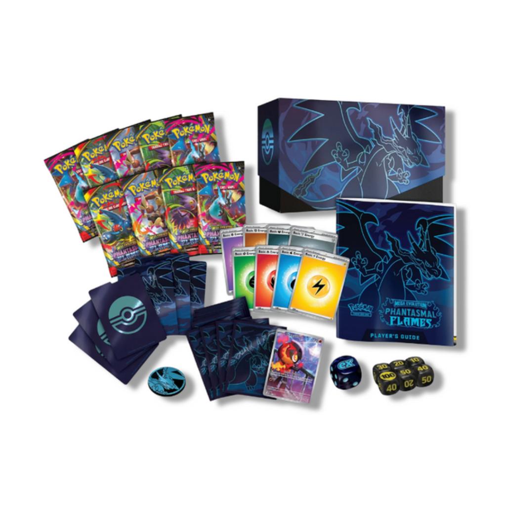 [ ยกกล่อง!! ] Pokemon Ver.Eng Mega Evolution Phantasmal Flames Pokémon Center Elite Trainer Box (p3) ( 750g )