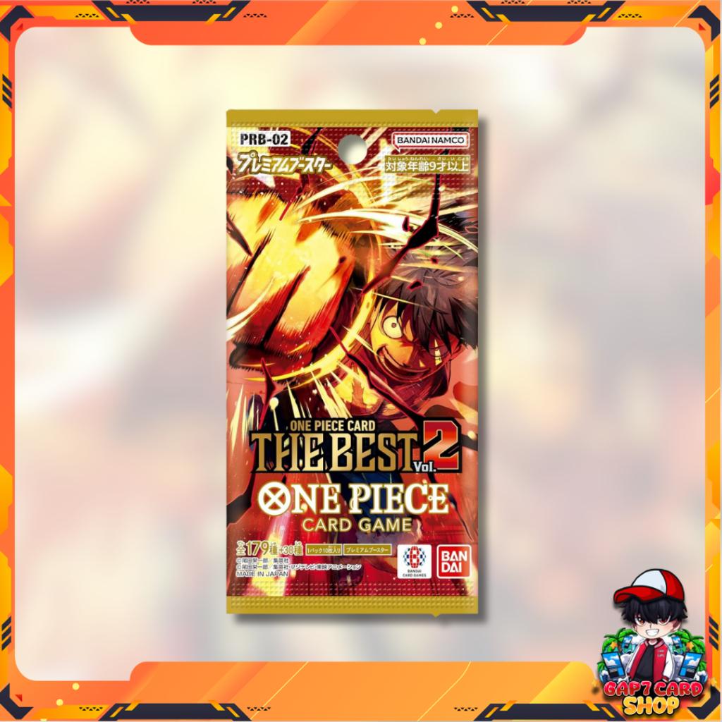 [ พร้อมส่ง!! ] แยกซอง การ์ดเกมวันพีซ PREMIUM BOOSTER -ONE PIECE CARD THE BEST vol.2- [PRB02] : Bandai สาวกวันพีชห้ามพลาด สินค้าใหม่ล่าสุด (p3)