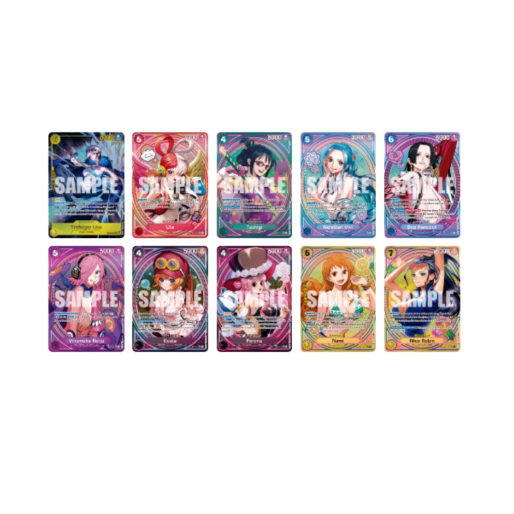 [ ยกกล่อง ] การ์ดเกมวันพีซ ชุดพิเศษ Extra Booster ONE PIECE Heroines Edition [EB03] Bandai  Ver.Eng พร้อมส่ง!! (p3) (750g)