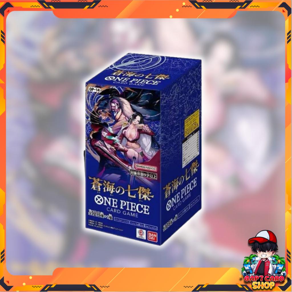 พร้อมส่ง!!  ยกกล่อง การ์ดเกมวันพีซ One Piece Booster Box (OP14) -The Azure Sea’s Seven- (p3) (500g)