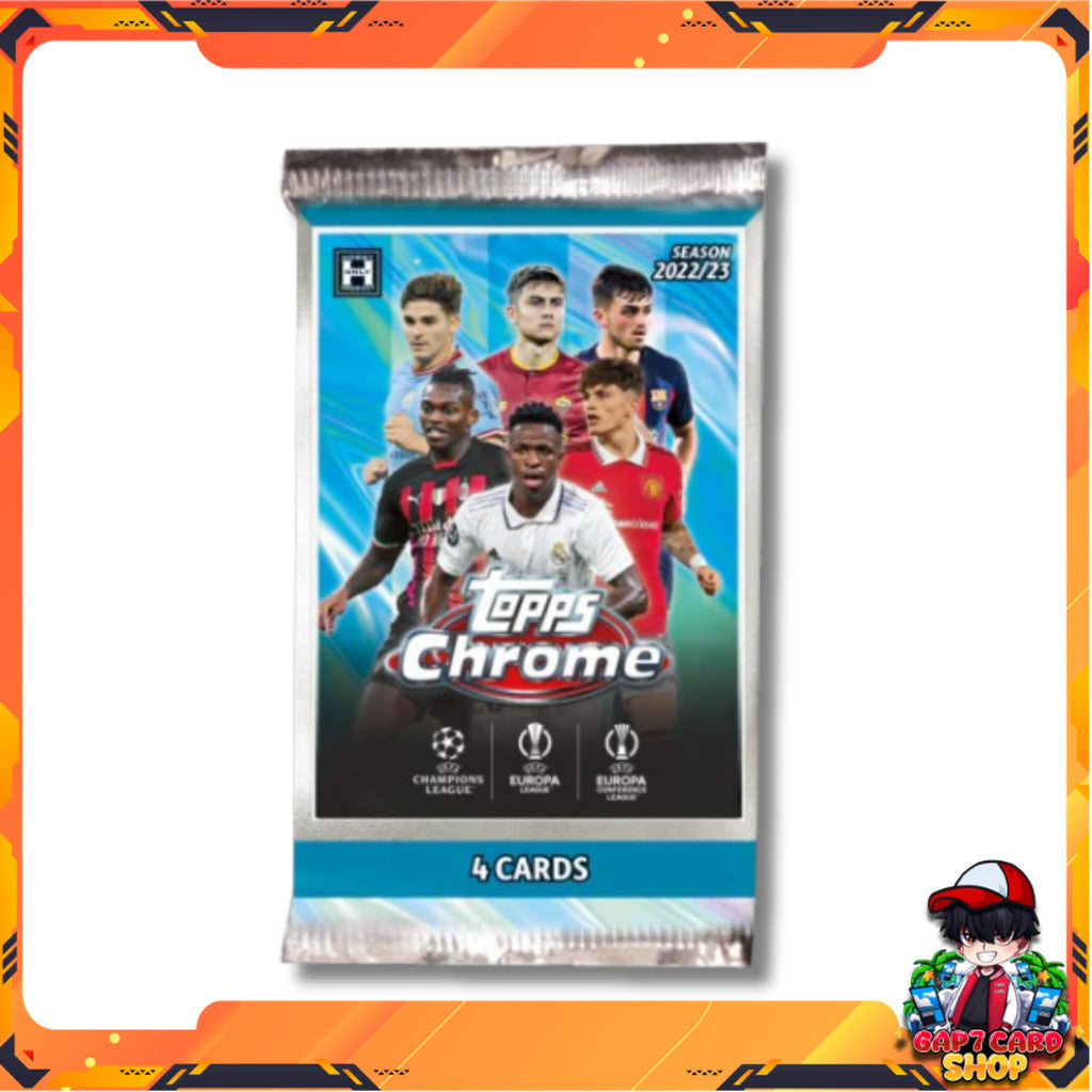 [ พร้อมส่ง! ] แยกซอง การ์ดสะสมฟุตบอล 2022-23 Topps Chrome UEFA Club Competition Lite Box