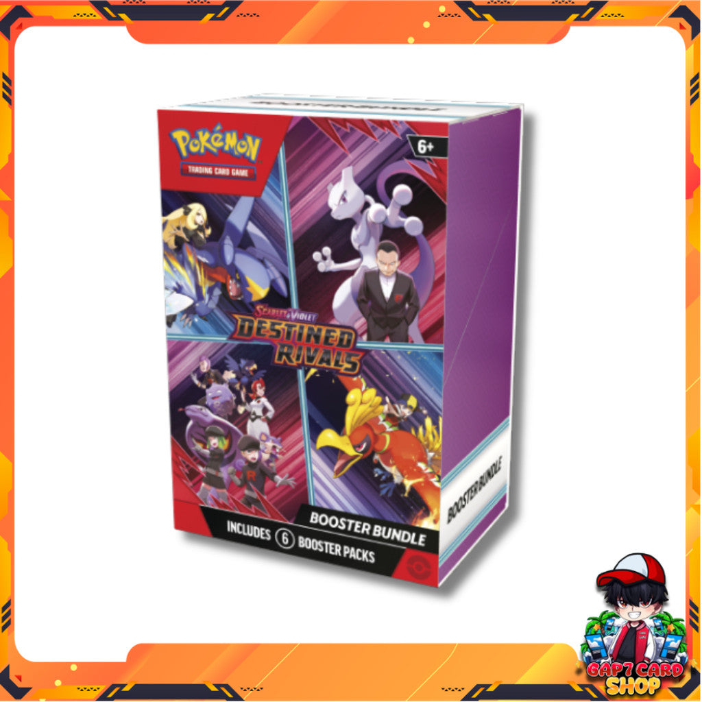 [  พร้อมส่ง!! ] การ์ดเกม Pokemon TCG Scarlet & Violet Destined Rivals Booster Bundle Box