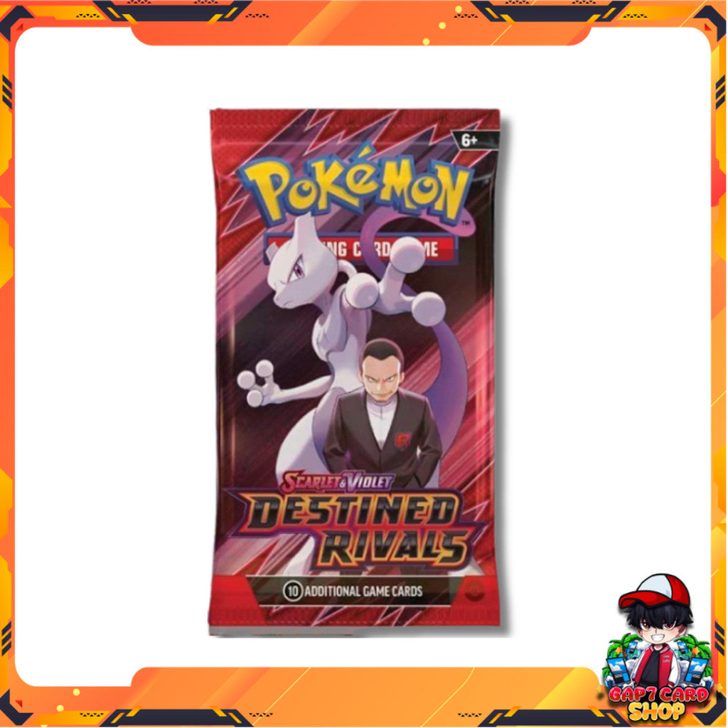 [ แยกซอง! ] พร้อมส่ง การ์ดเกม Pokemon TCG Scarlet & Violet Destined Rivals Booster Bundle Box