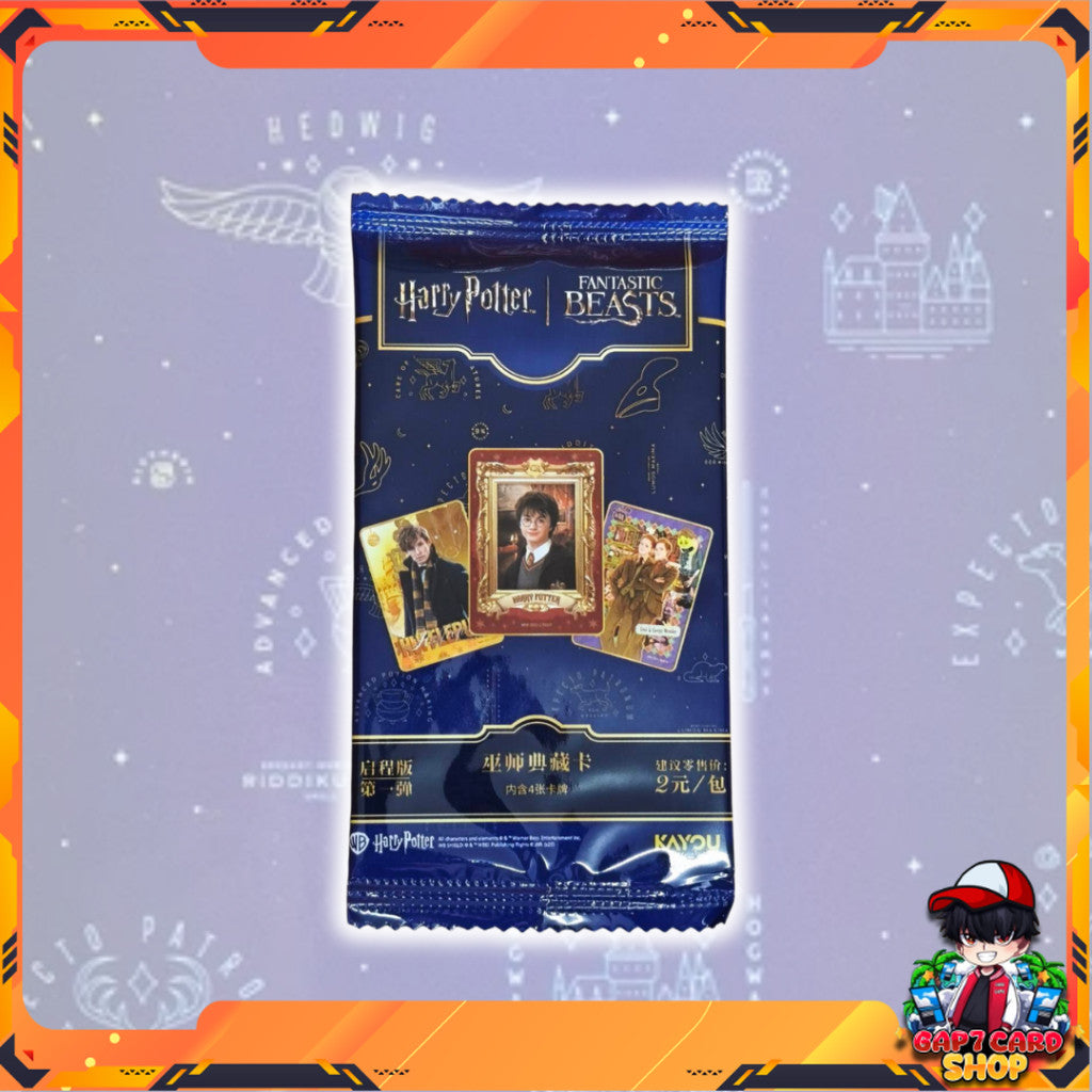 [ แยกซอง ] 2025 Harry Potter Kayou Collection Trading Card Fantastic Anime ( Cards 30 Packs )