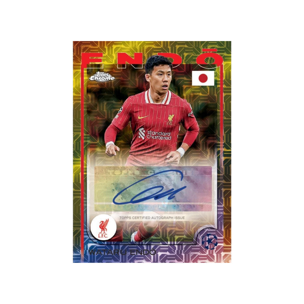 [ แยกซอง ] 2024-25 Topps UEFA Club Competitions Japan Edition