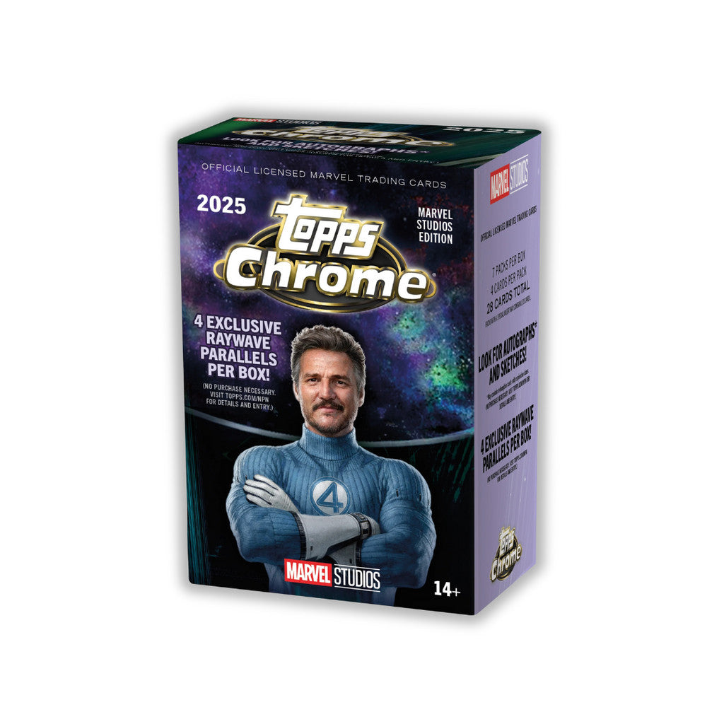 [ แยกซอง ] การ์ดสะสม 2025 Topps Marvel Studios Chrome - Value Box