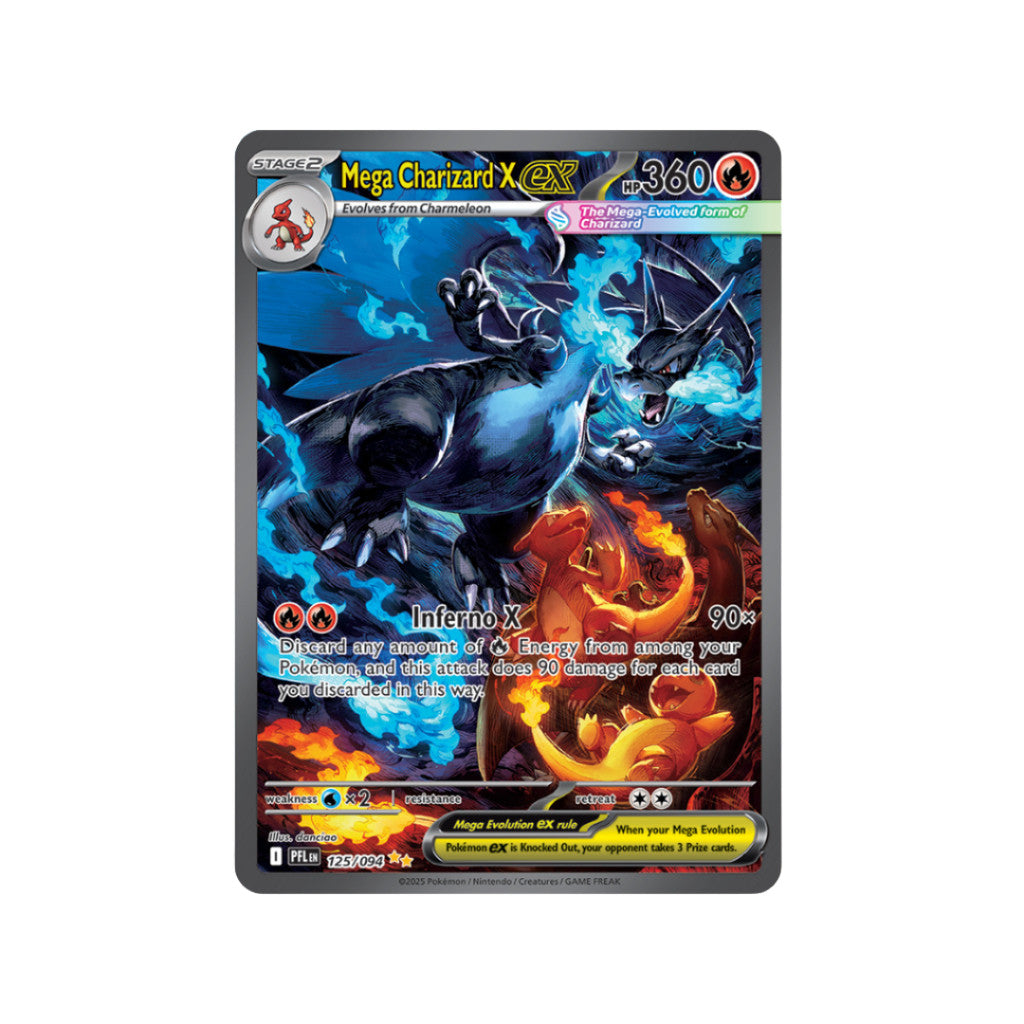 [ พร้อมส่ง! ] แยกซอง รุ่น Sleeved Booster การ์ดเกมโปเกม่อน  Pokemon Eng Mega Evolution Phantasmal Flames