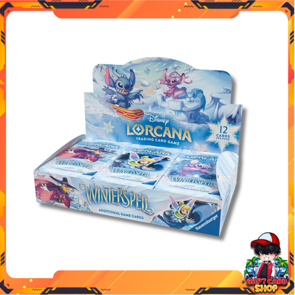 [ ยกกล่อง ]  การ์ดเกม Disney Lorcana Winterspell Trading Card Game Booster Box (p3)