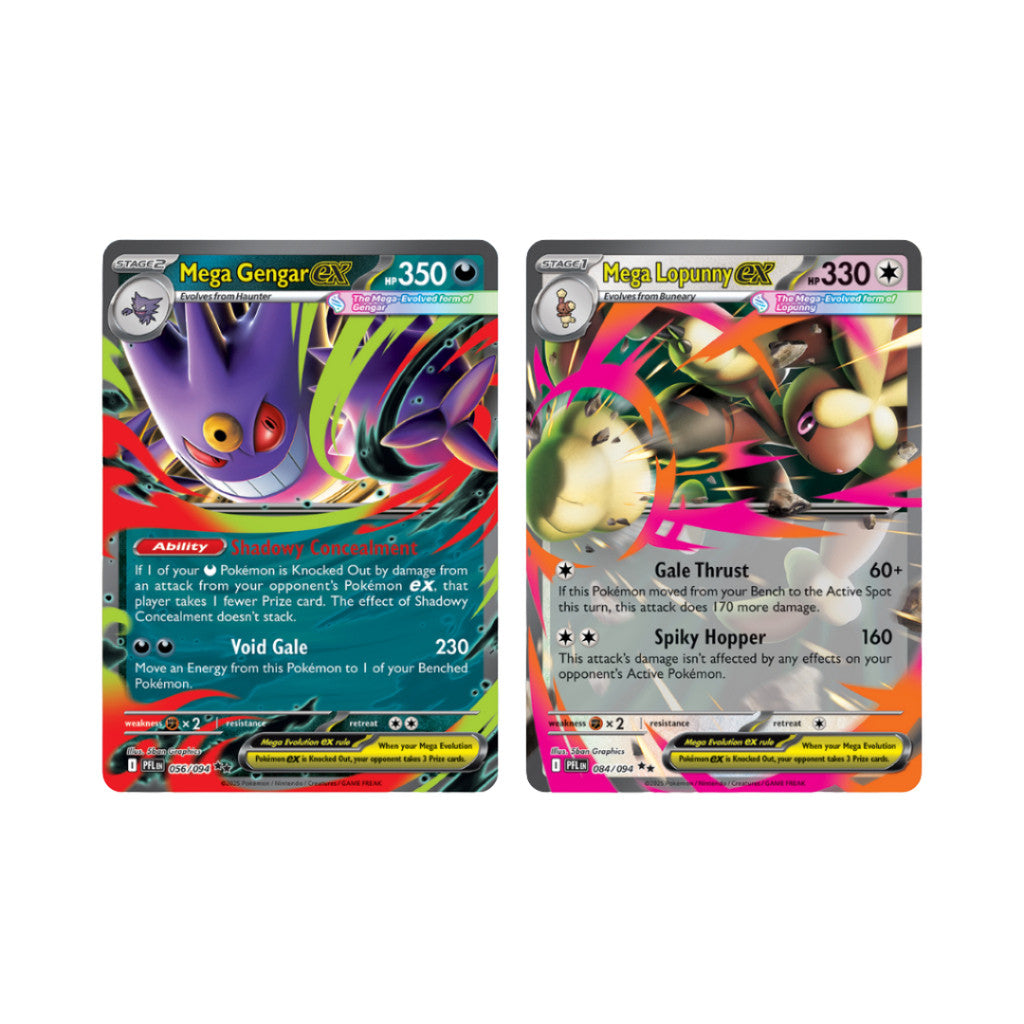 [ พร้อมส่ง! ] แยกซอง การ์ดเกมโปเกมอน Pokémon TCG Mega Evolution – Phantasmal Flames (ENG)