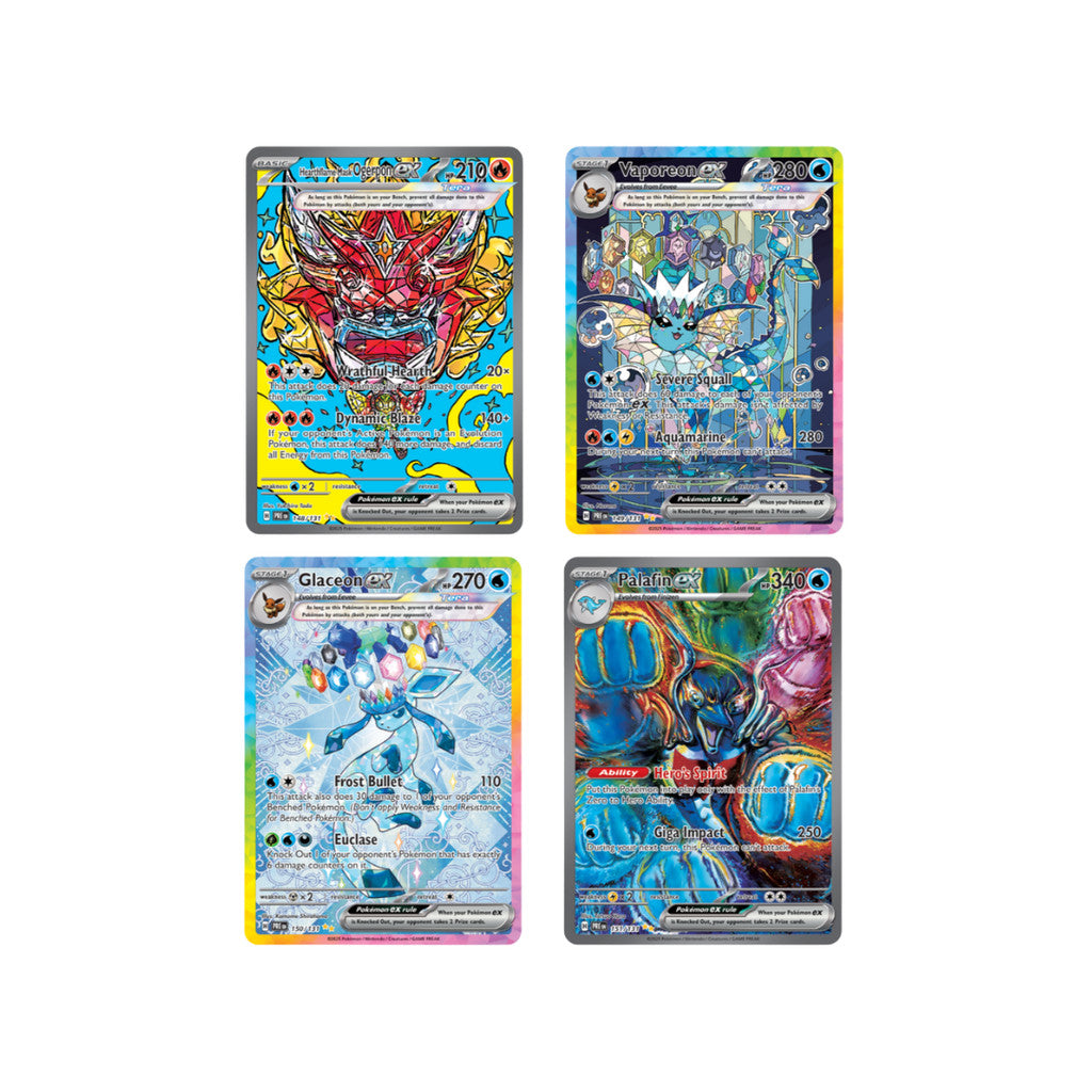 [ แยกซอง ] การ์ดเกมโปเกม่อน Pokémon TCG: Scarlet & Violet—Prismatic Evolutions Expansion Ver.English