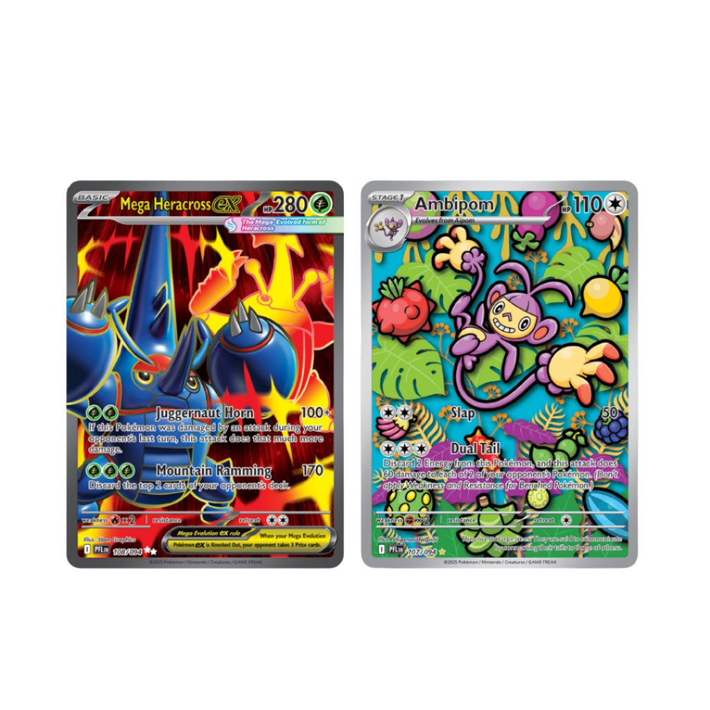 [ พร้อมส่ง! ] แยกซอง การ์ดเกมโปเกมอน Pokémon TCG Mega Evolution – Phantasmal Flames (ENG)