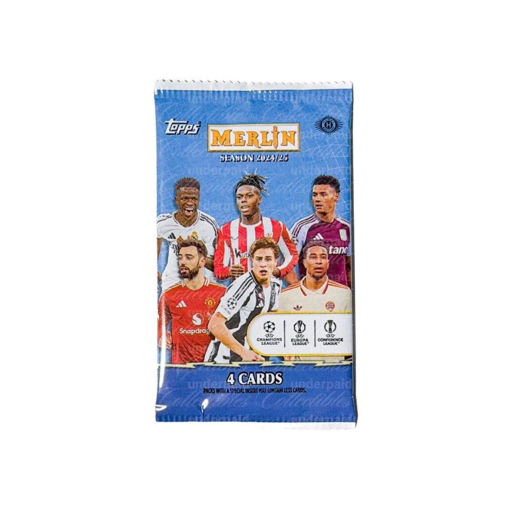 [ แยกซอง ] 2024-25 Topps Merlin UCC  Value Box