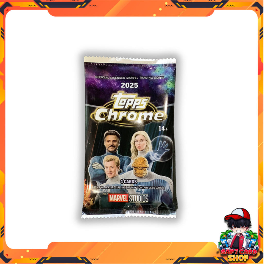 [ แยกซอง ] การ์ดสะสม 2025 Topps Marvel Studios Chrome - Value Box