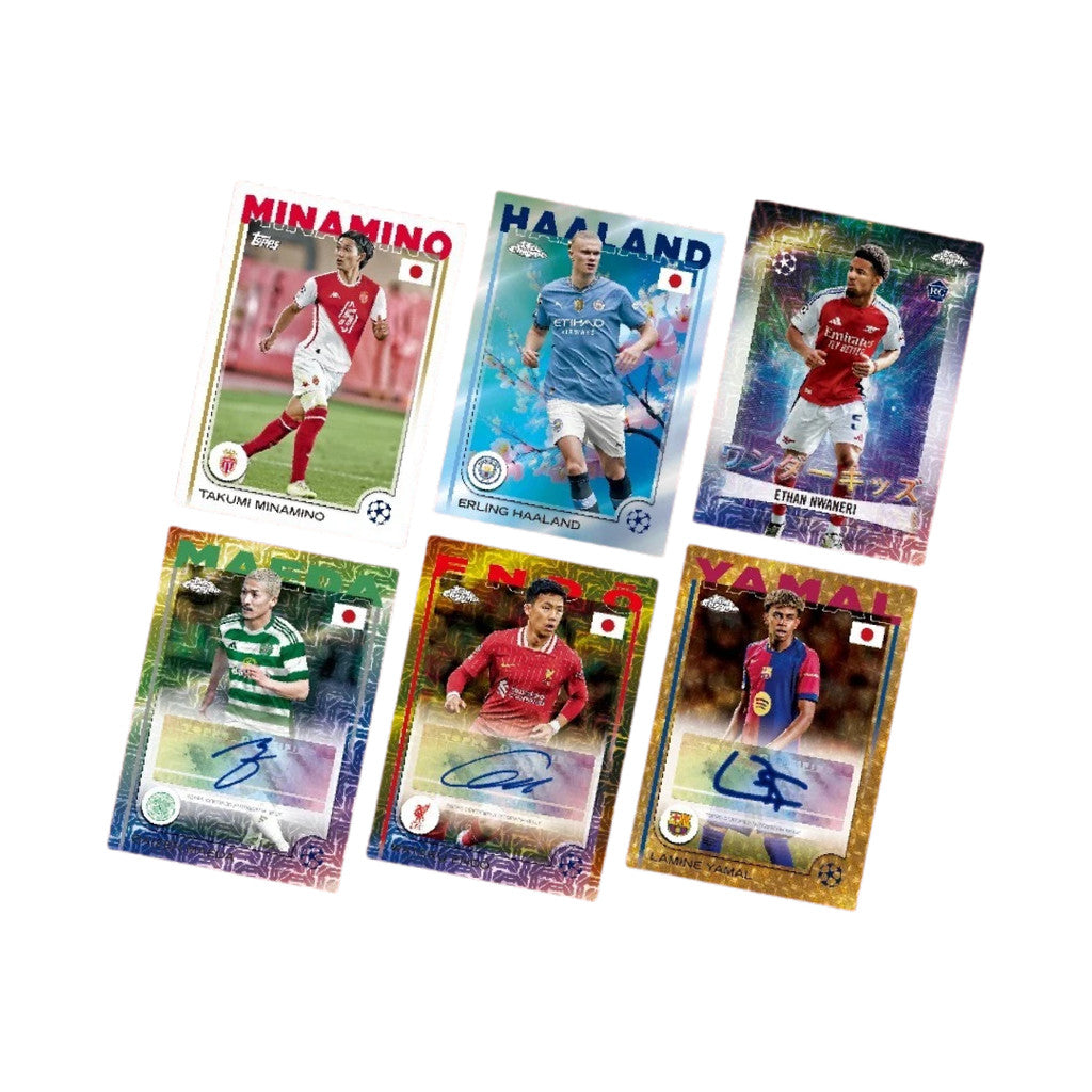 [ แยกซอง ] 2024-25 Topps UEFA Club Competitions Japan Edition