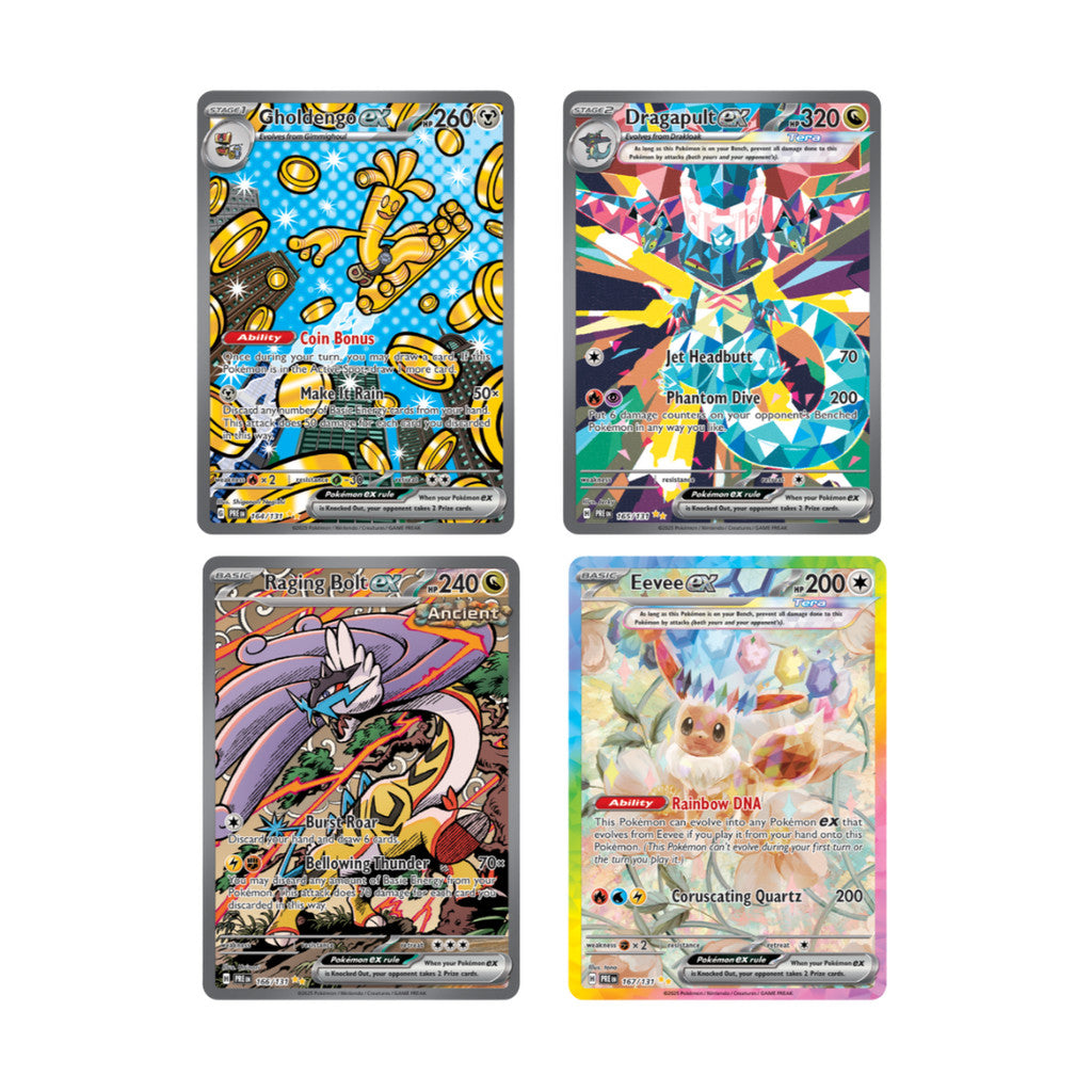 [ แยกซอง ] การ์ดเกมโปเกม่อน Pokémon TCG: Scarlet & Violet—Prismatic Evolutions Expansion Ver.English