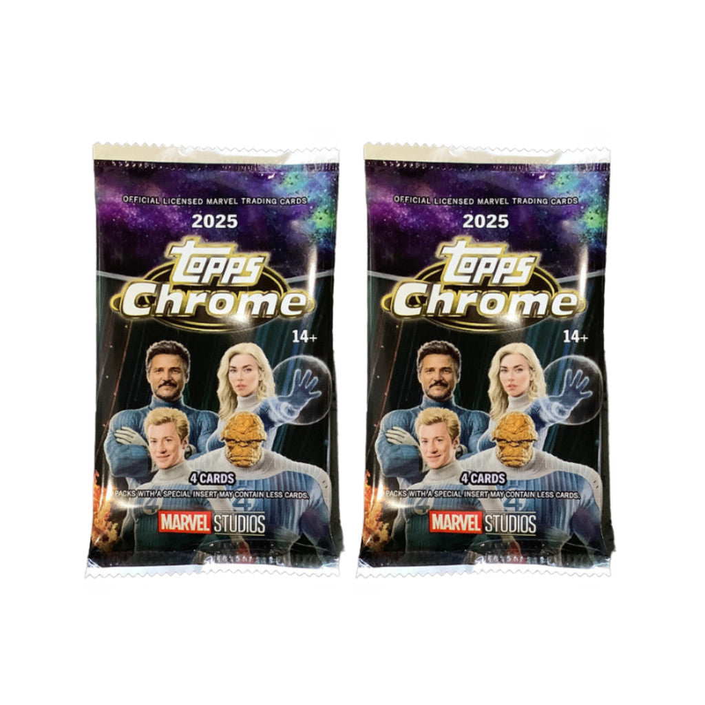 [ แยกซอง ] การ์ดสะสม 2025 Topps Marvel Studios Chrome - Value Box