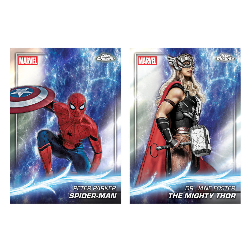 [ ยกกล่อง ] การ์ดสะสม 2025 Topps Marvel Studios Chrome - Value Box