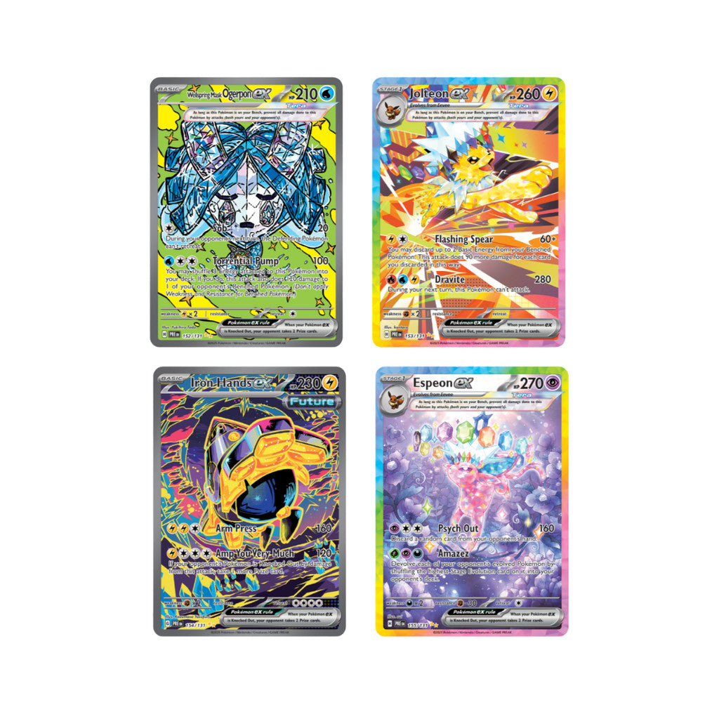 [ แยกซอง ] การ์ดเกมโปเกม่อน Pokémon TCG: Scarlet & Violet—Prismatic Evolutions Expansion Ver.English