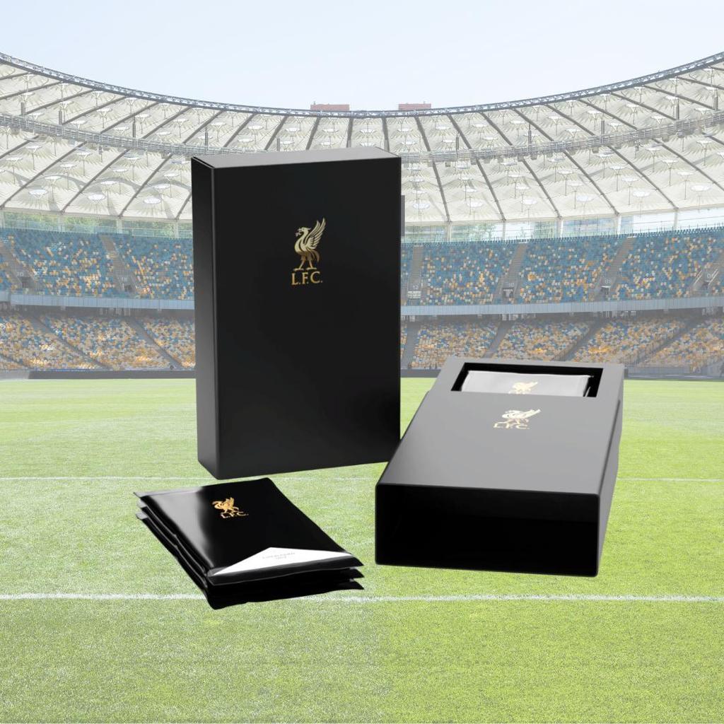 [ พร้อมส่ง! ] การ์ดฟุตบอล Futera Liverpool FC  /  Arsenal FC  / Barcelona FC Platinum 2025-26 Hobby Box (p3) (230g)