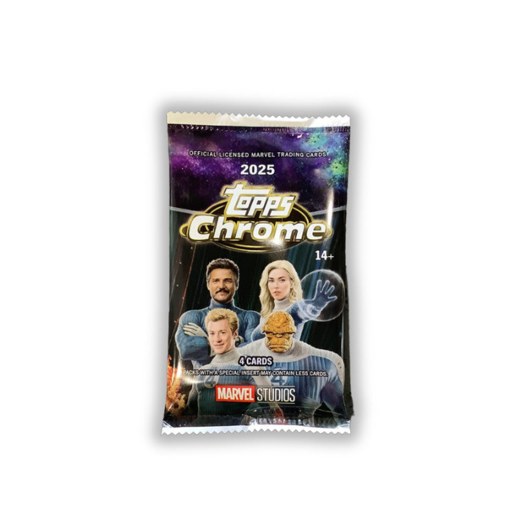 [ แยกซอง ] การ์ดสะสม 2025 Topps Marvel Studios Chrome - Value Box