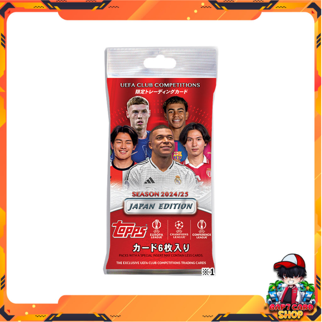 [ แยกซอง ] 2024-25 Topps UEFA Club Competitions Japan Edition
