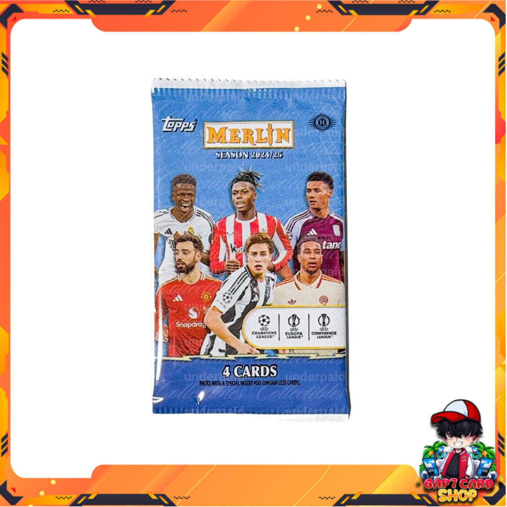 [ แยกซอง ] 2024-25 Topps Merlin UCC  Value Box