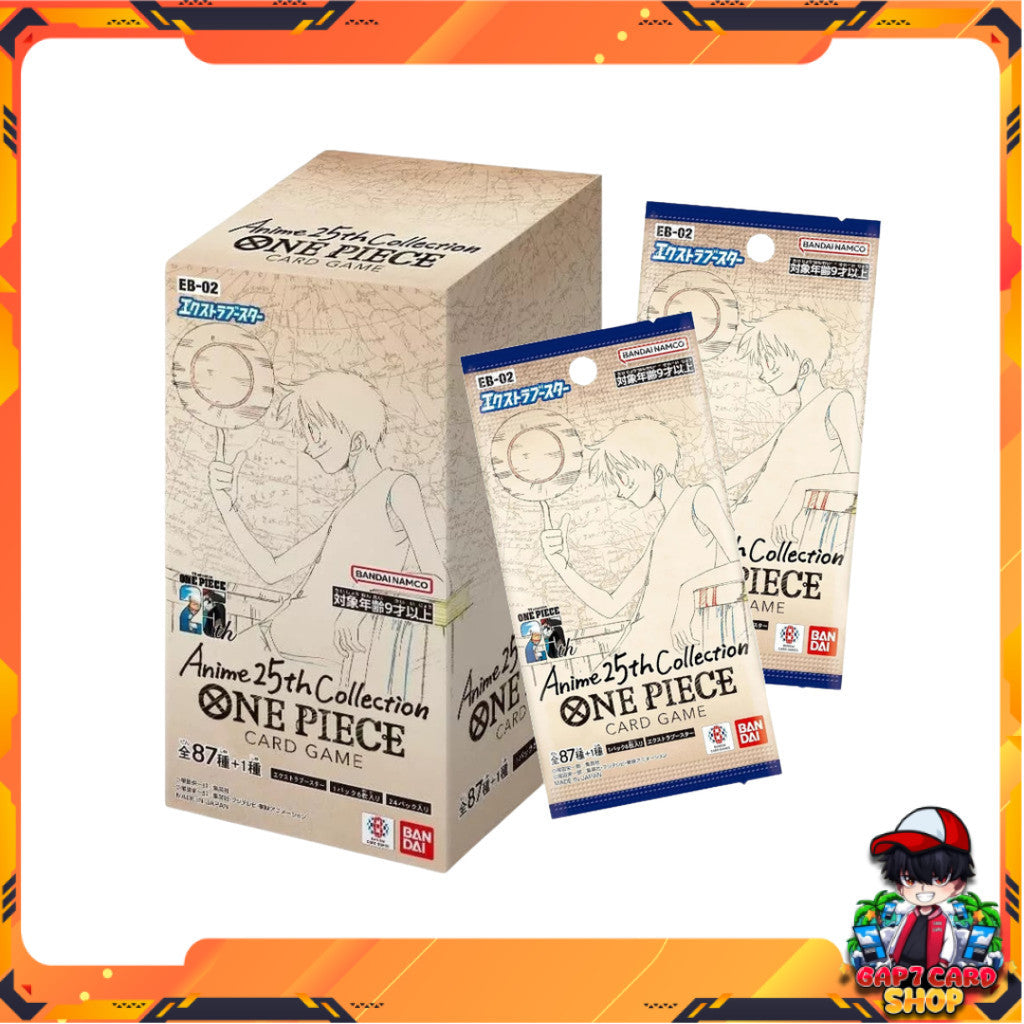[ พร้อมส่ง !!] การ์ดเกม One Piece Card Game Extra Booster Anime 25th Collection EB-02 Bandai (p3)