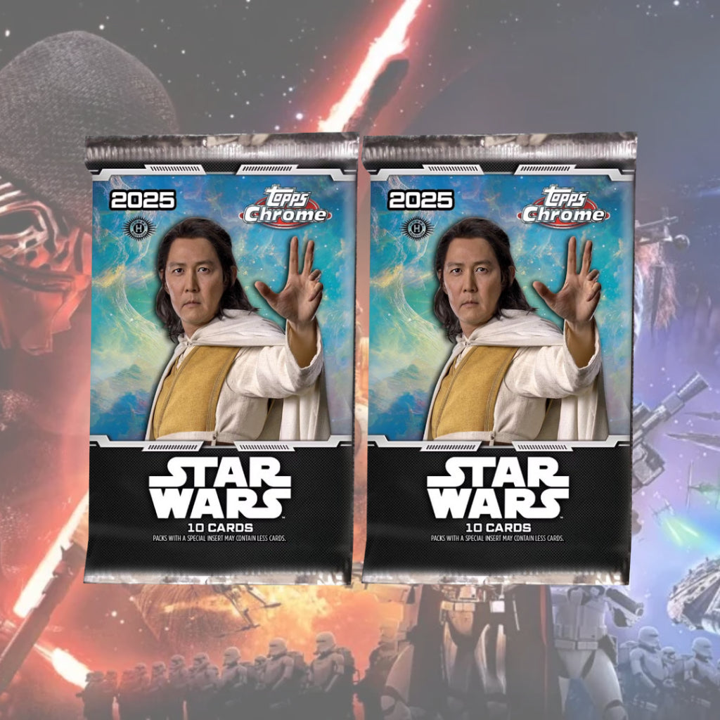 [ แยกซอง ] 2025 Topps Star Wars Chrome Value Blaster Box