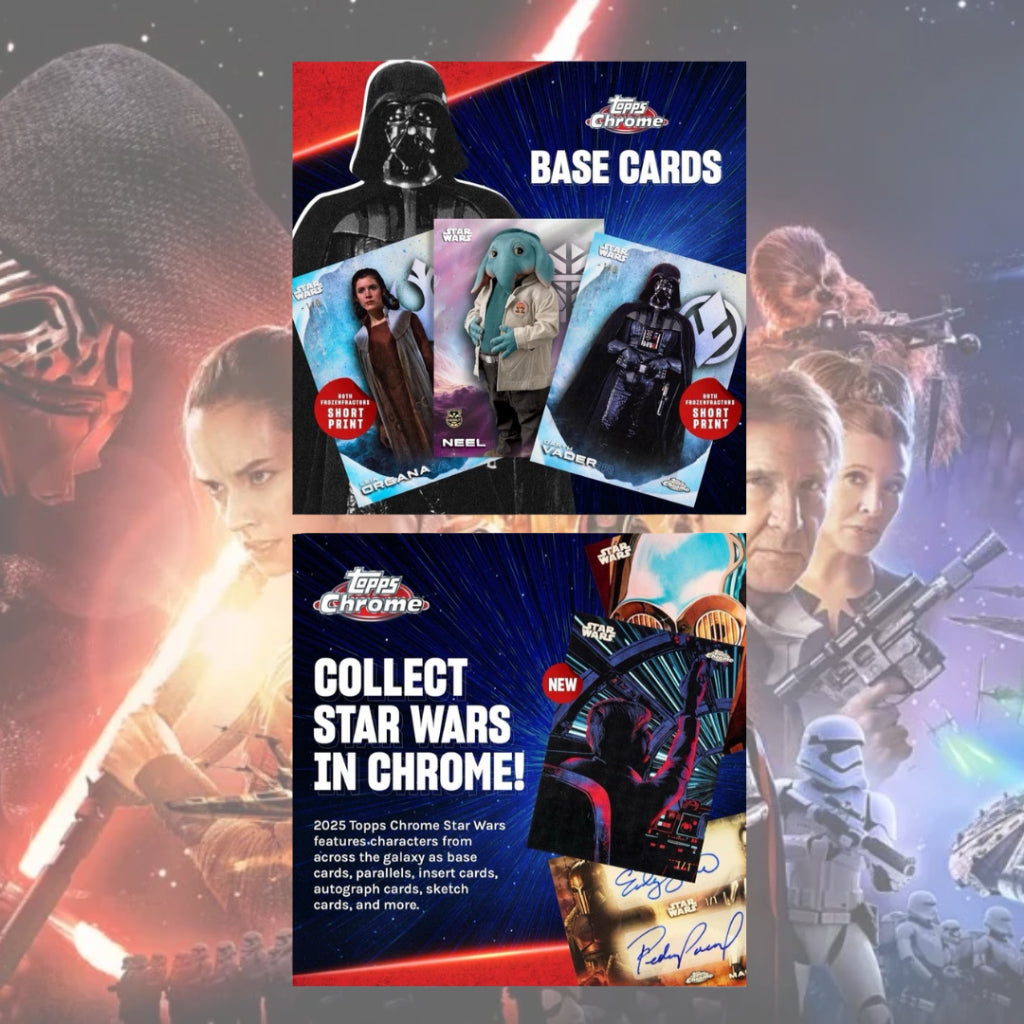 [ แยกซอง ] 2025 Topps Star Wars Chrome Value Blaster Box