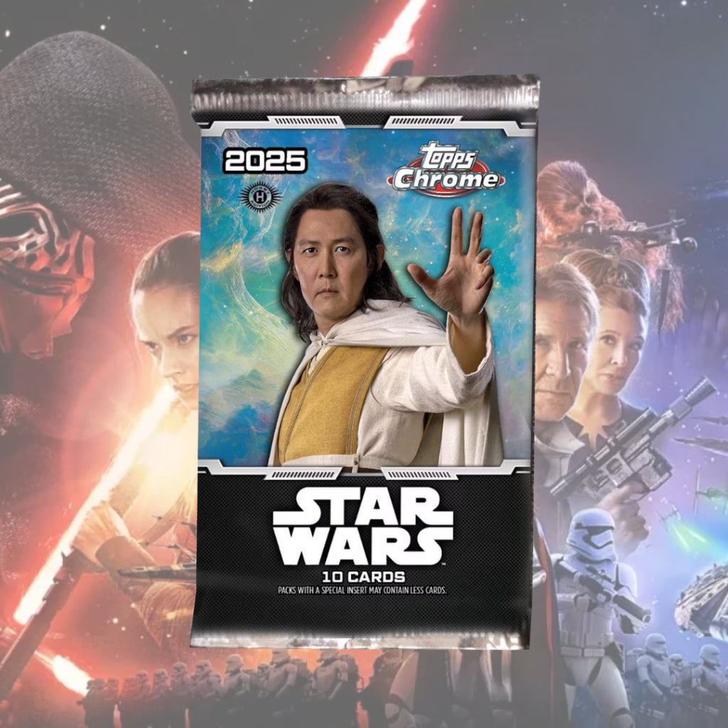 [ แยกซอง ] 2025 Topps Star Wars Chrome Value Blaster Box