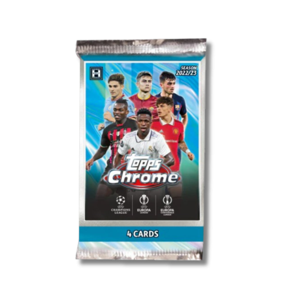 [ พร้อมส่ง! ] แยกซอง การ์ดสะสมฟุตบอล 2022-23 Topps Chrome UEFA Club Competition Lite Box