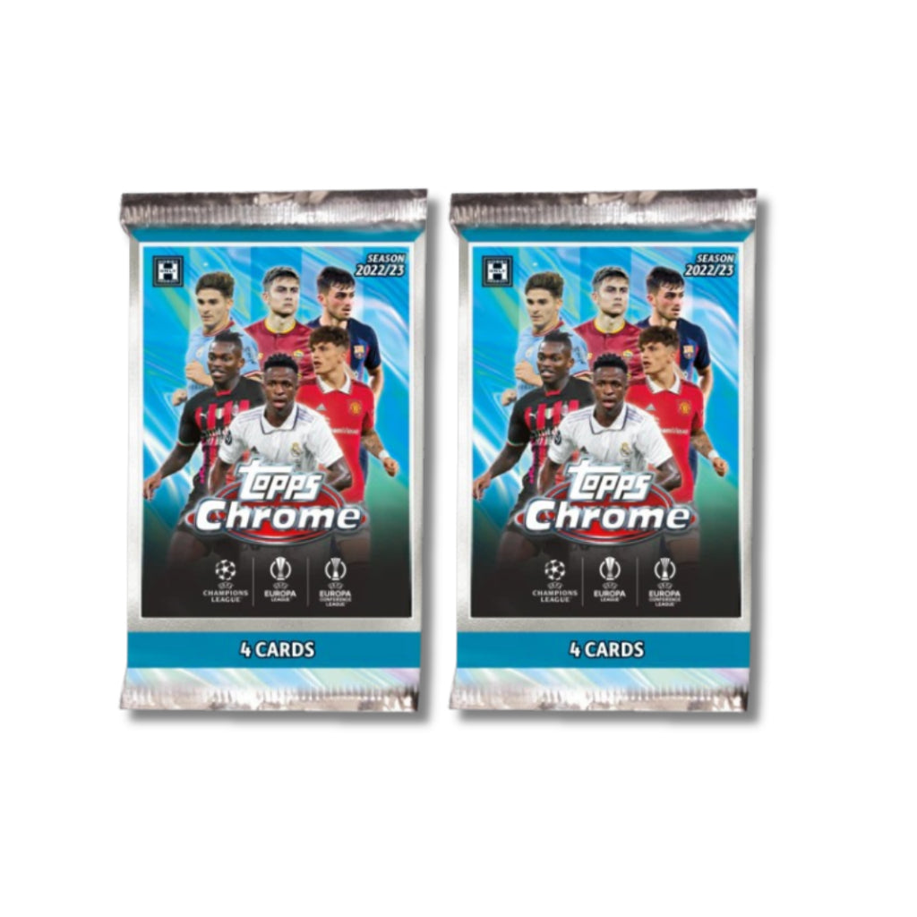 [ พร้อมส่ง! ] แยกซอง การ์ดสะสมฟุตบอล 2022-23 Topps Chrome UEFA Club Competition Lite Box