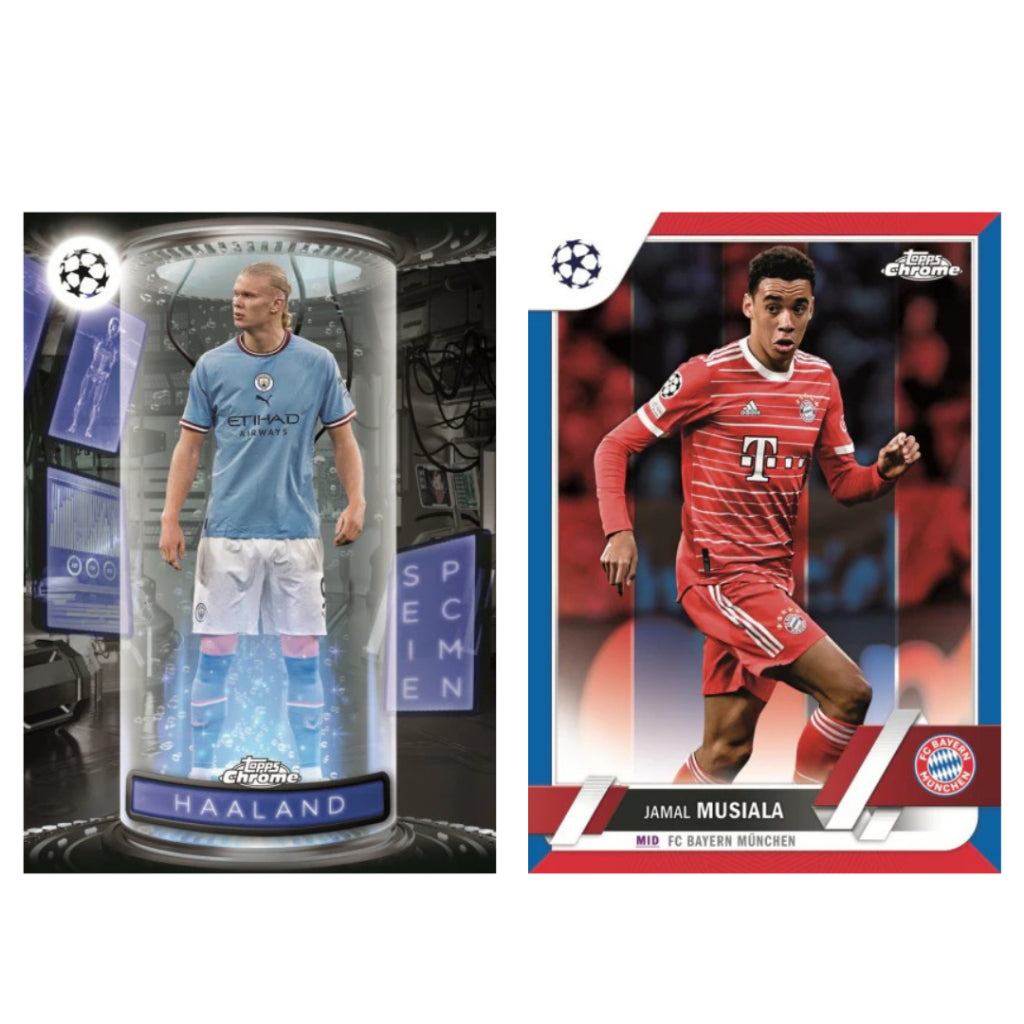 [ พร้อมส่ง! ] แยกซอง การ์ดสะสมฟุตบอล 2022-23 Topps Chrome UEFA Club Competition Lite Box
