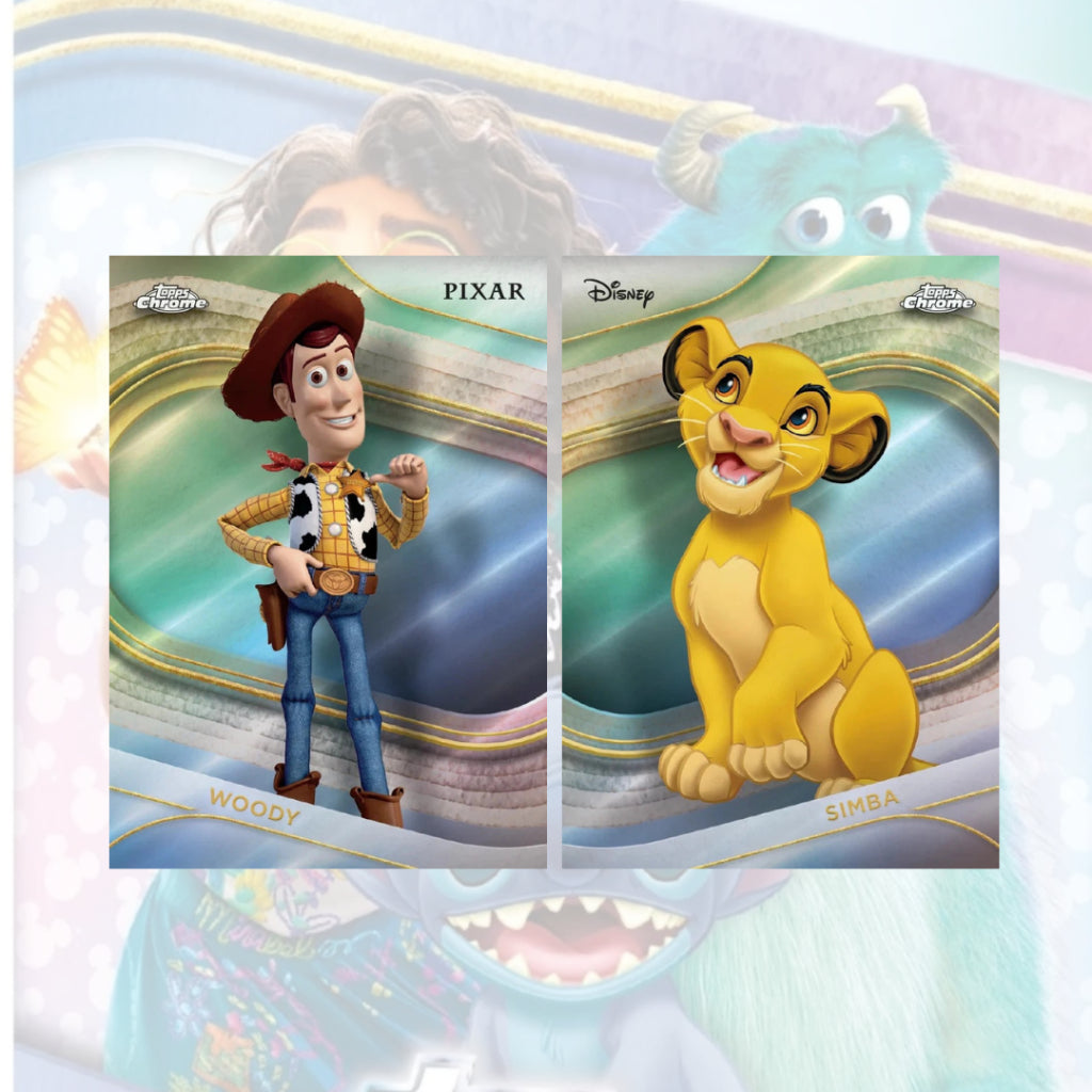 พร้อมส่ง! แยกซอง การ์ดสะสม 2025 Topps Chrome Disney รุ่น Value Box