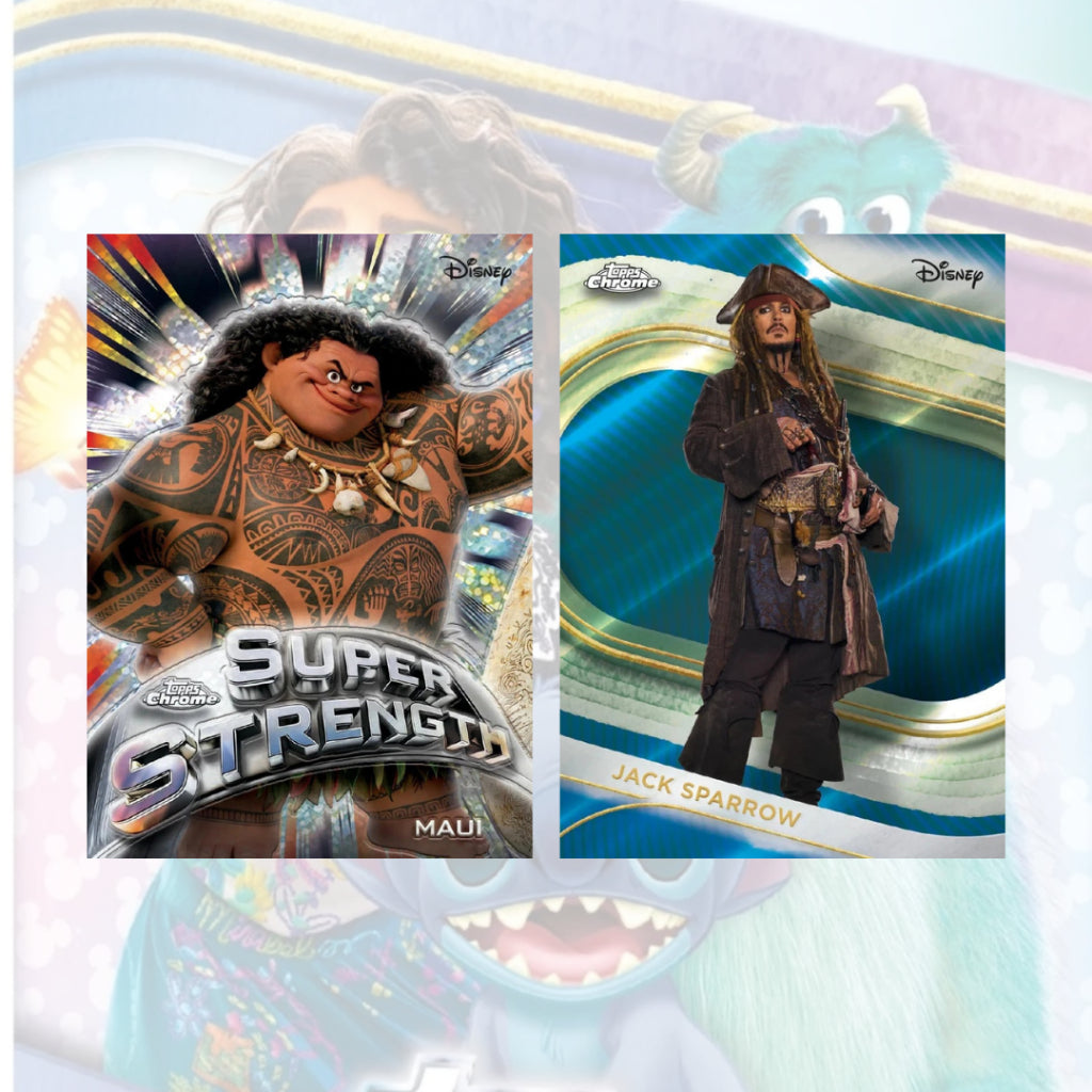 พร้อมส่ง! แยกซอง การ์ดสะสม 2025 Topps Chrome Disney รุ่น Value Box