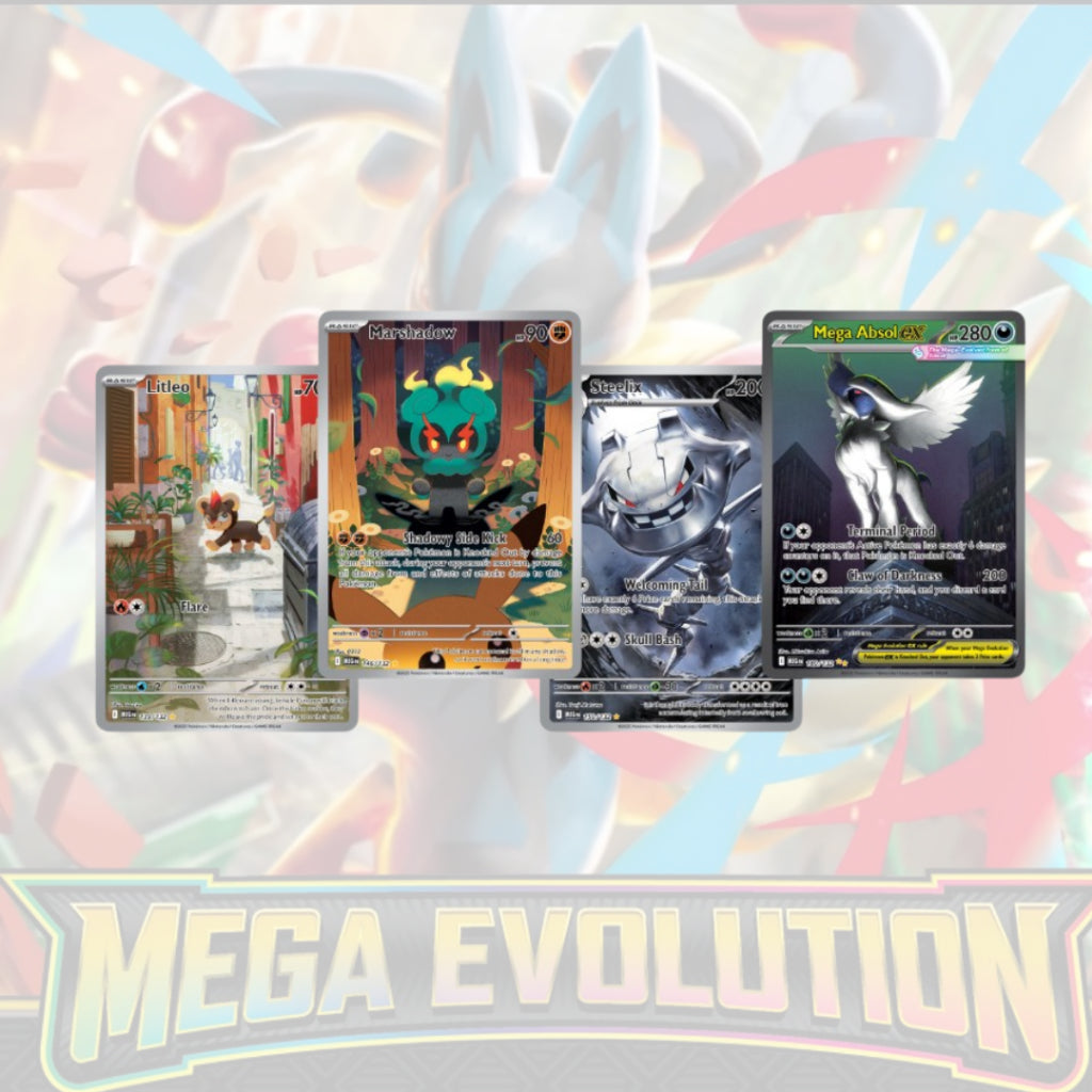 พร้อมส่ง! ซองการ์ดโปเกมอนภาษาอังกฤษ Pokemon TCG: Mega Evolution Booster Pack